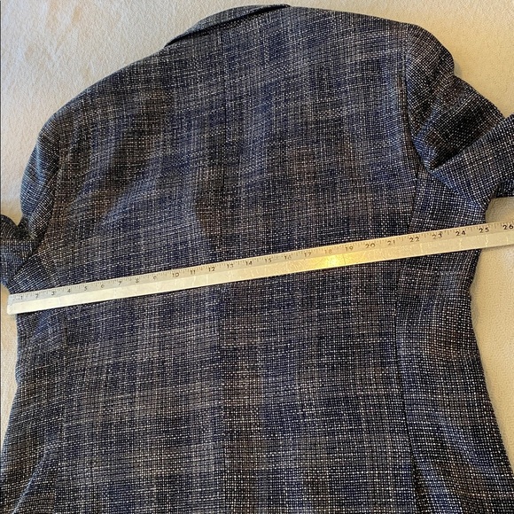 Daniel Hechter Tweed Blue Blazer Jacket Grandpacore Nautical Vintage style. - Picture 11 of 16